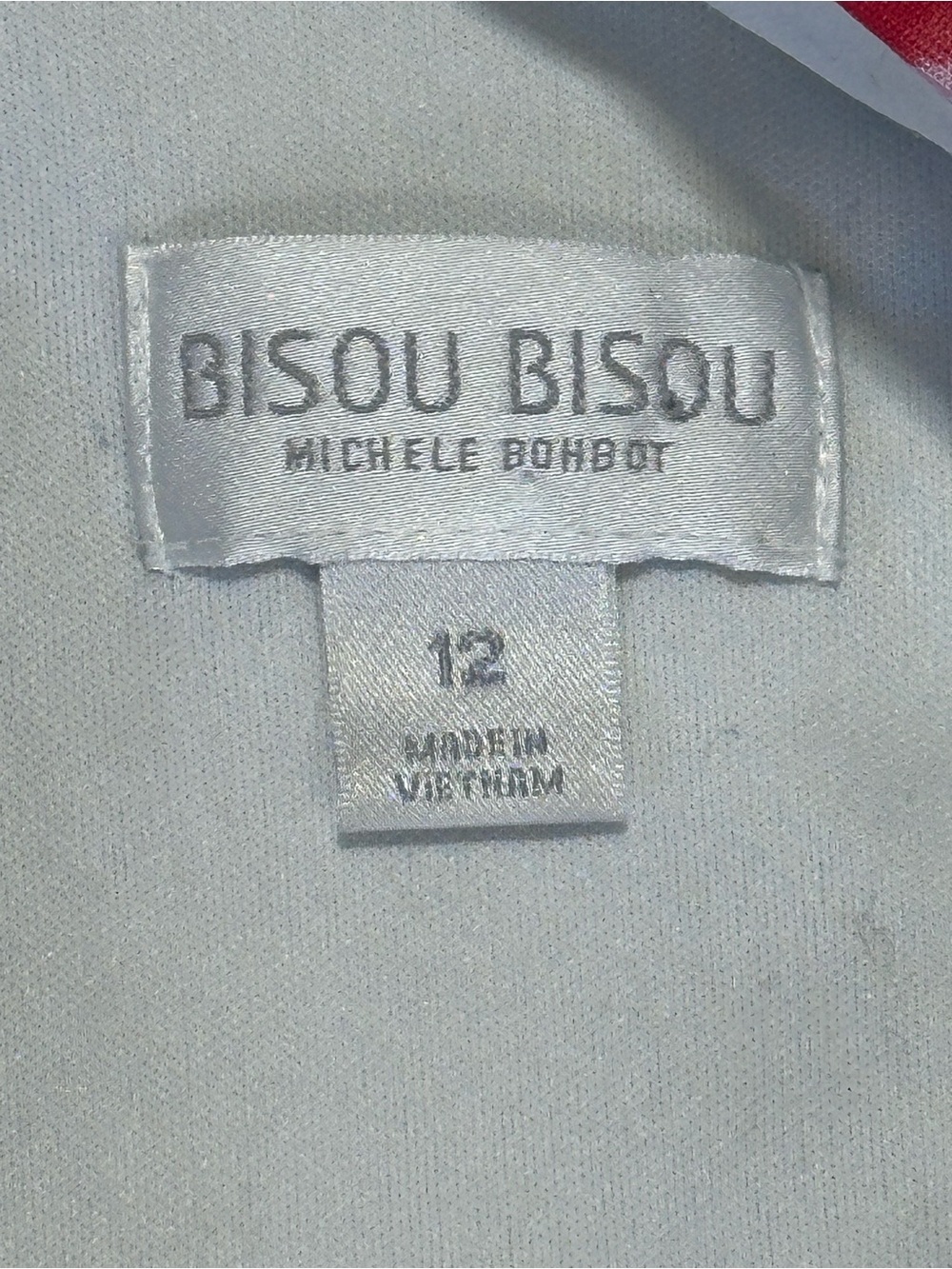 Bisou Bisou Floral Sheath Dress Size 12 Watercolor Print V Neck - Picture 8 of 9